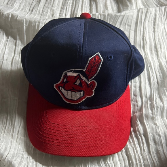 MBL Other - Vintage Cleveland Indian Chief Wahoo snapback Hat